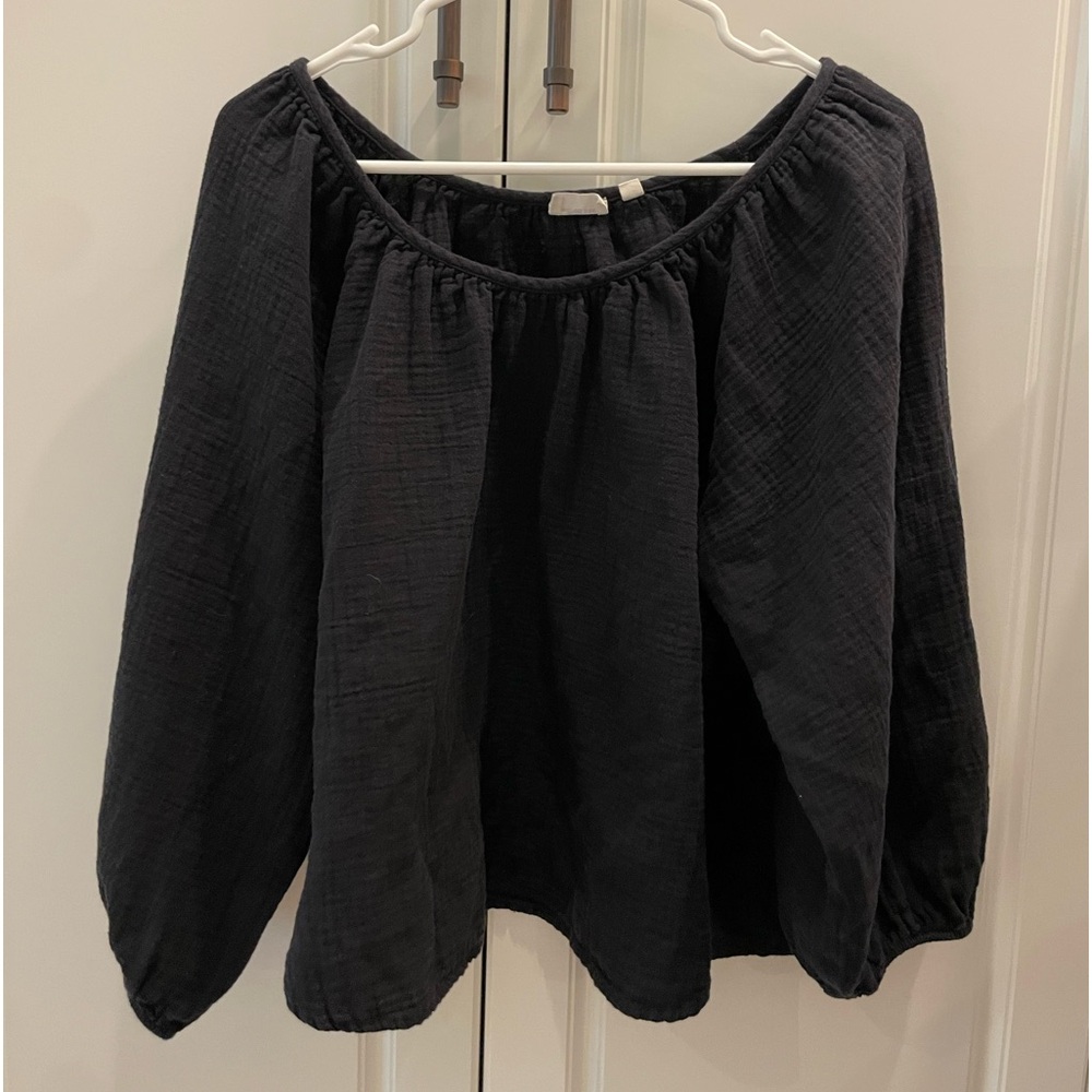 Wilfred blank long sleeve blouse
